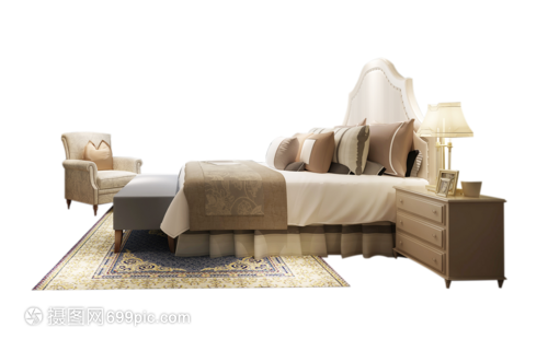 欧式新古典卧室家具